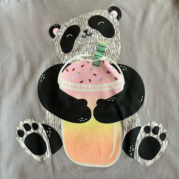 Kid’s Long Sleeve Panda Shirt - Picture 2 of 3
